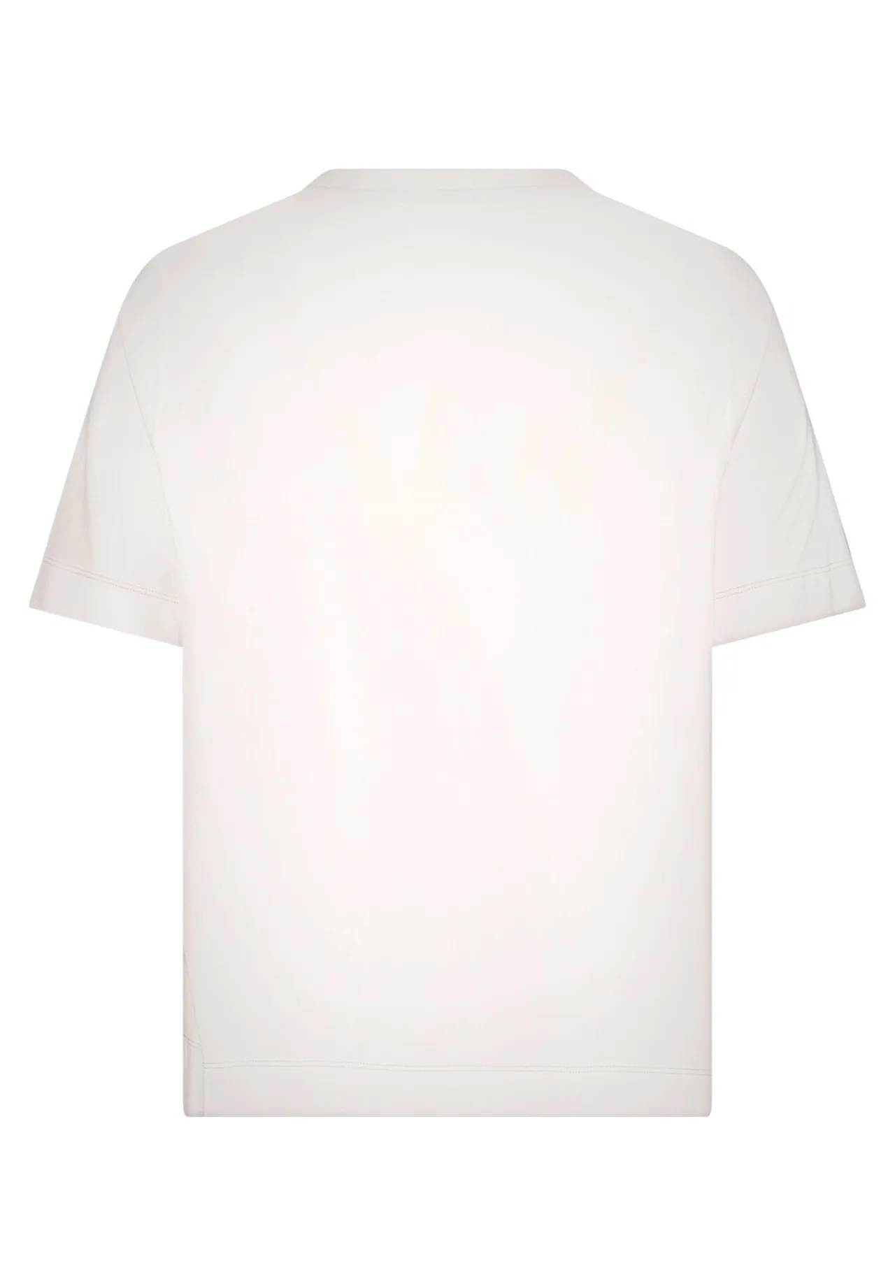 T-Shirt mit strukturierter Stickerei