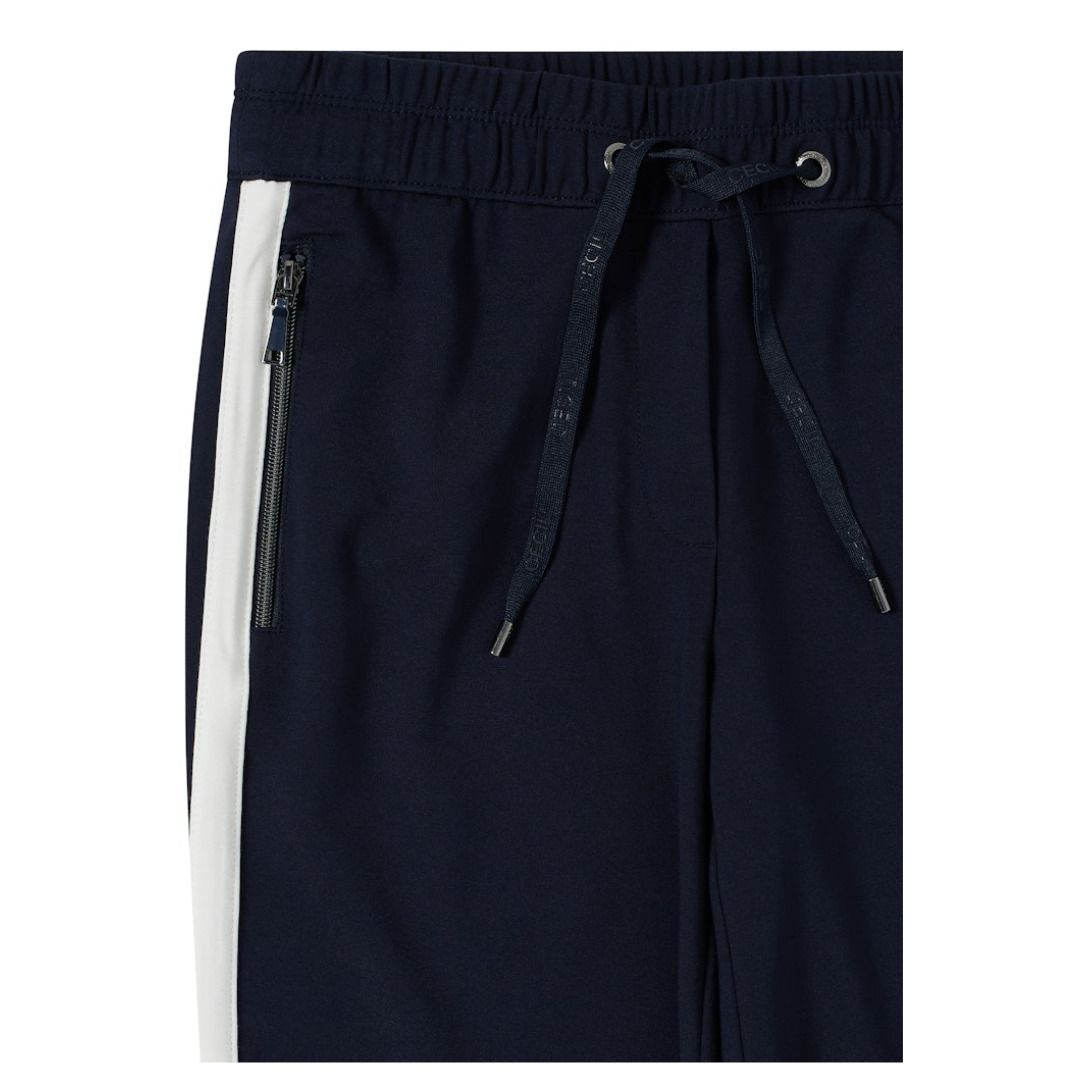 Stoffhose mit Tunnelzug und Seitenstreifen