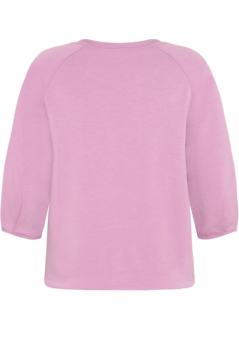 Lässiges Sweatshirt mit Kordelzug-Saum
