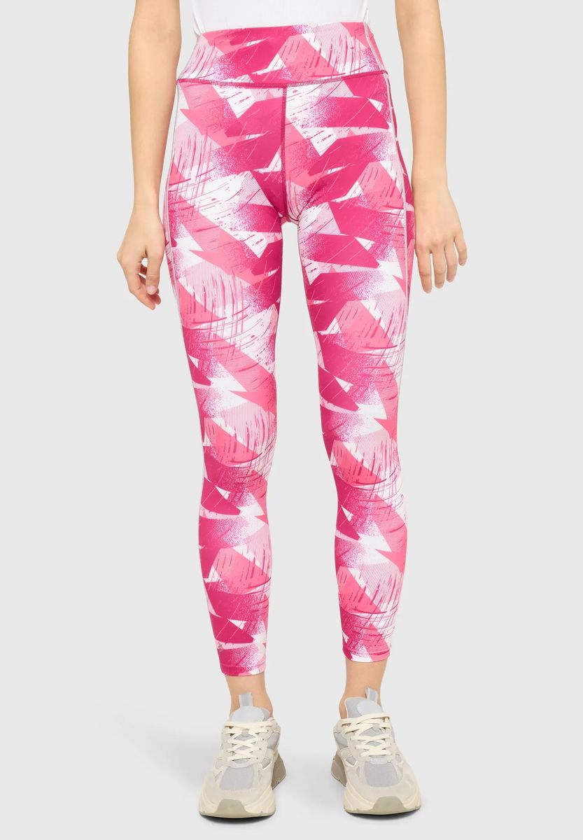 Bedruckte High-Waist Sport-Tights