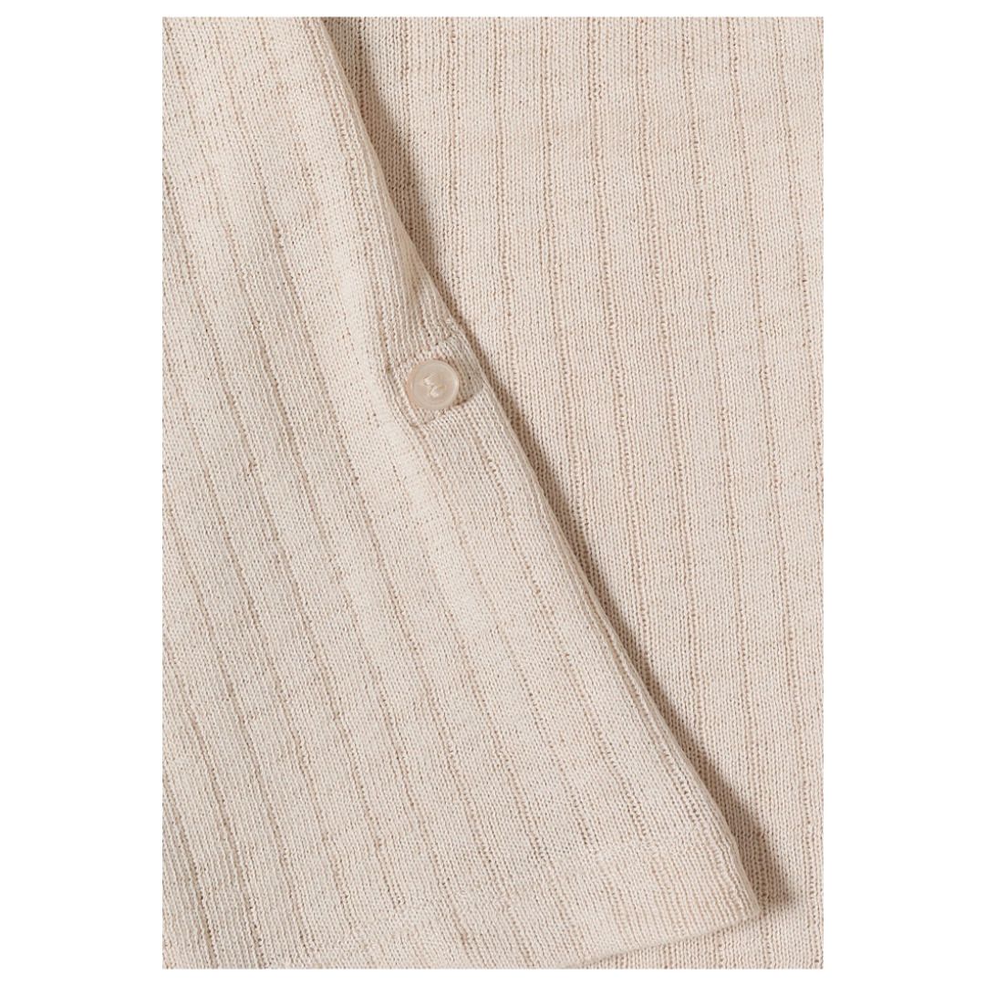 Offener Cardigan in Rippoptik