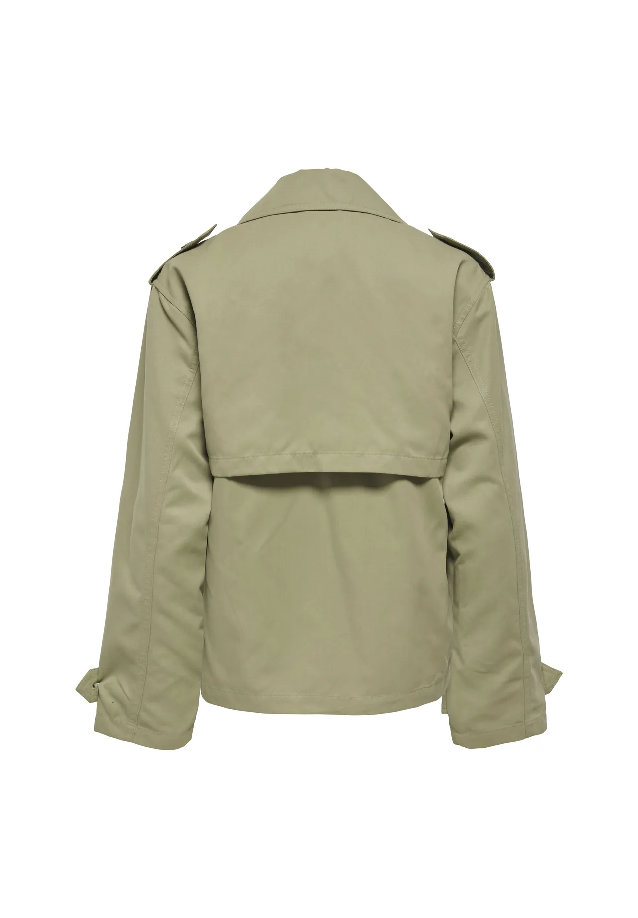 Zweireihiger Kurz-Trenchcoat