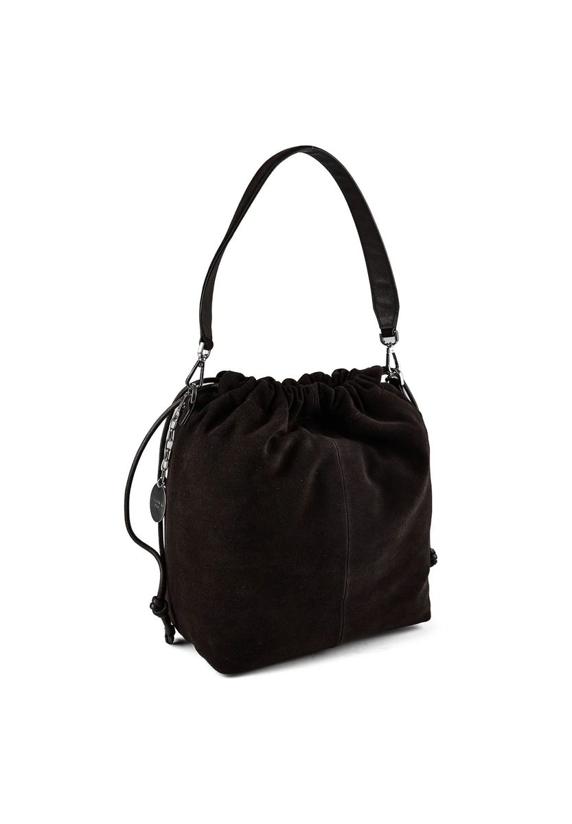 Beuteltasche aus weichem Wildleder