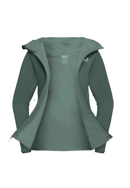 Leichte wasserdichte Wanderjacke mit Kapuze