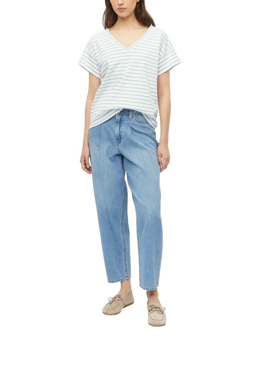 Gestreiftes Relaxed-Fit T-Shirt