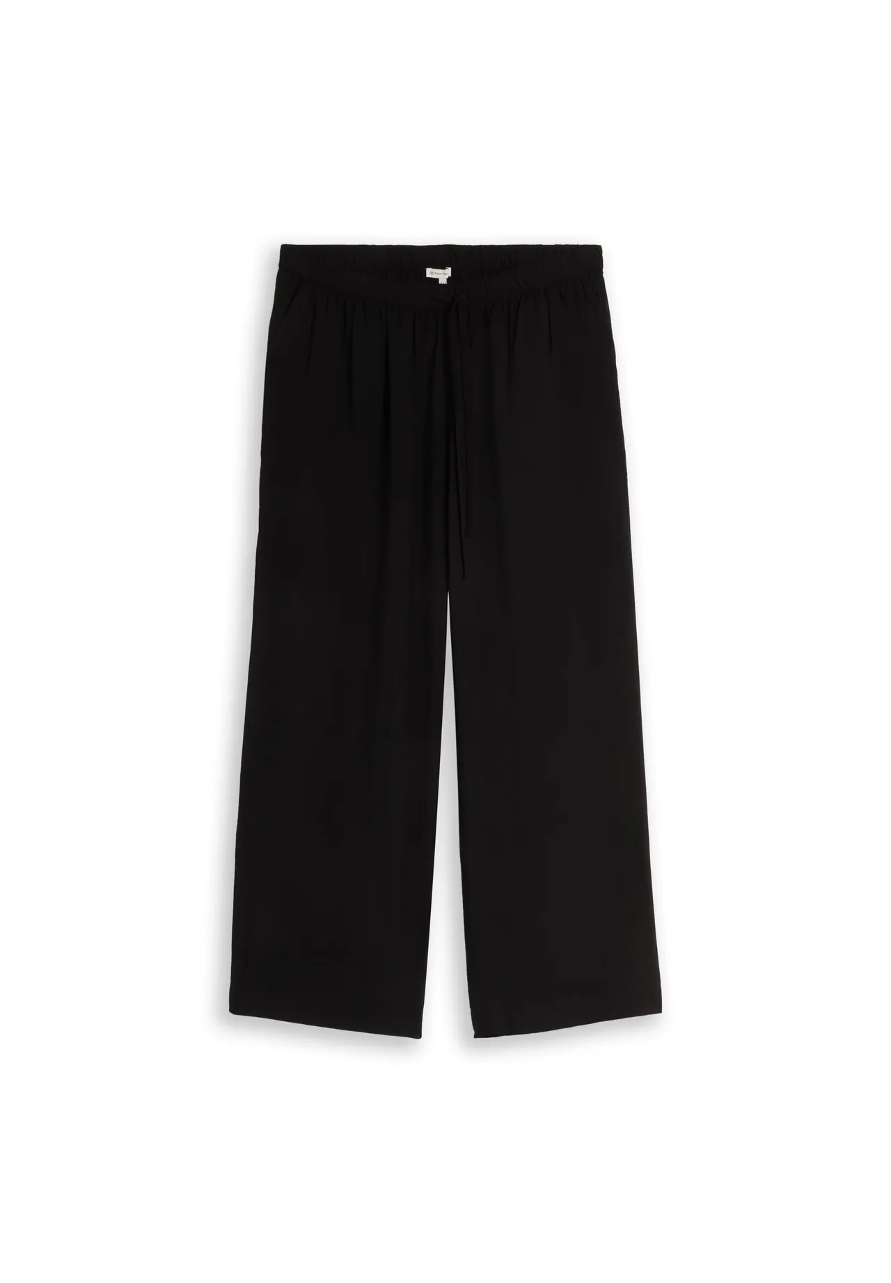 Locker geschnittene Stoffhose mit Tunnelzug