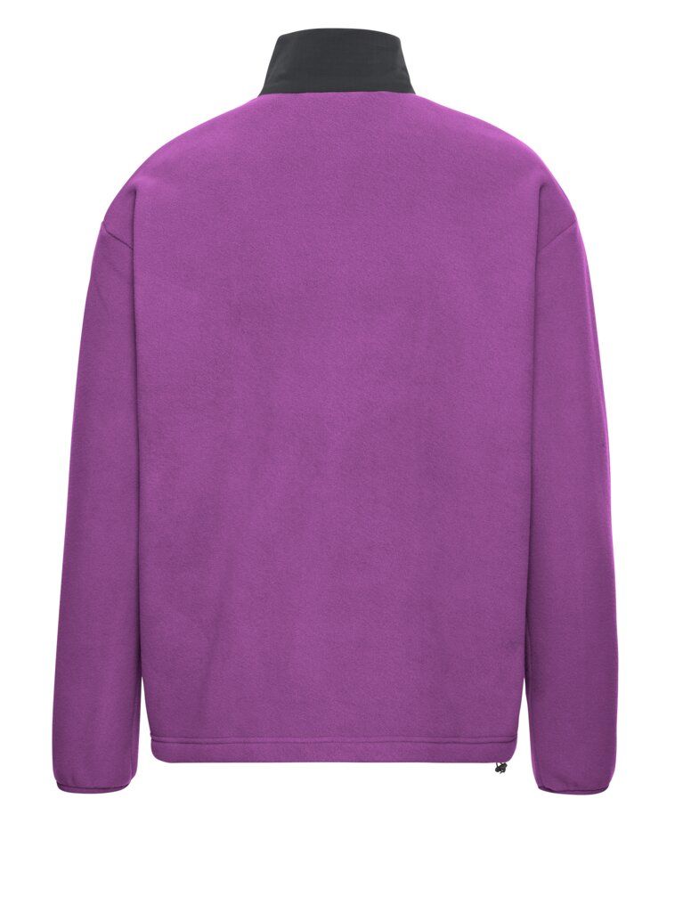 Sportliche Fleecejacke mit Stehkragen