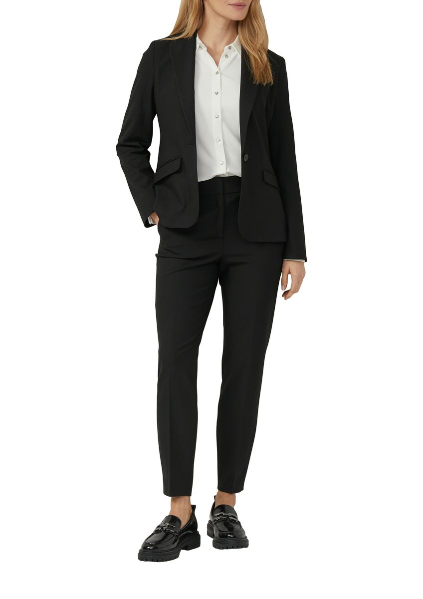 Eleganter taillierter Einknopf-Blazer