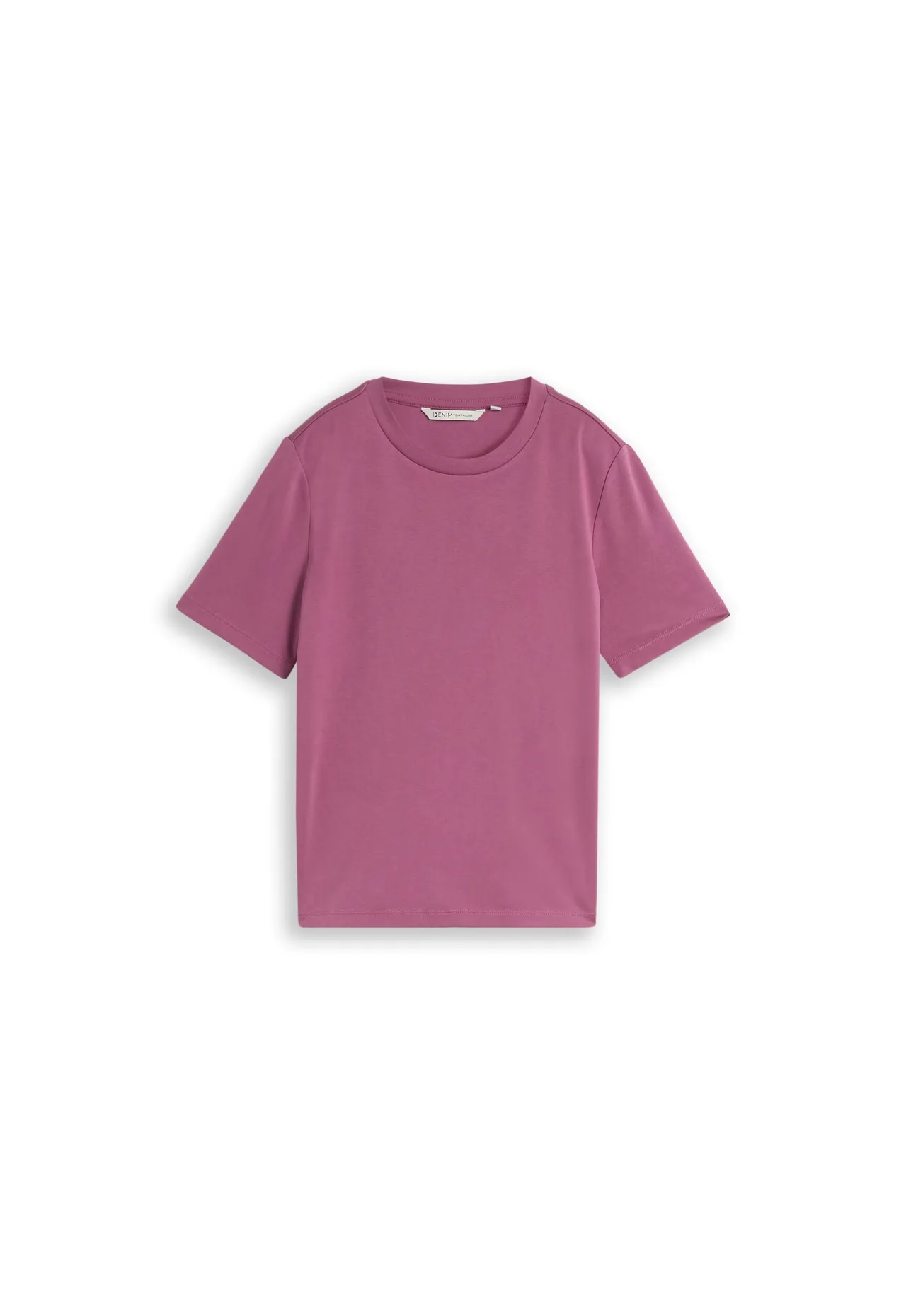 Klassisches Rundhals-Shirt mit geradem Schnitt