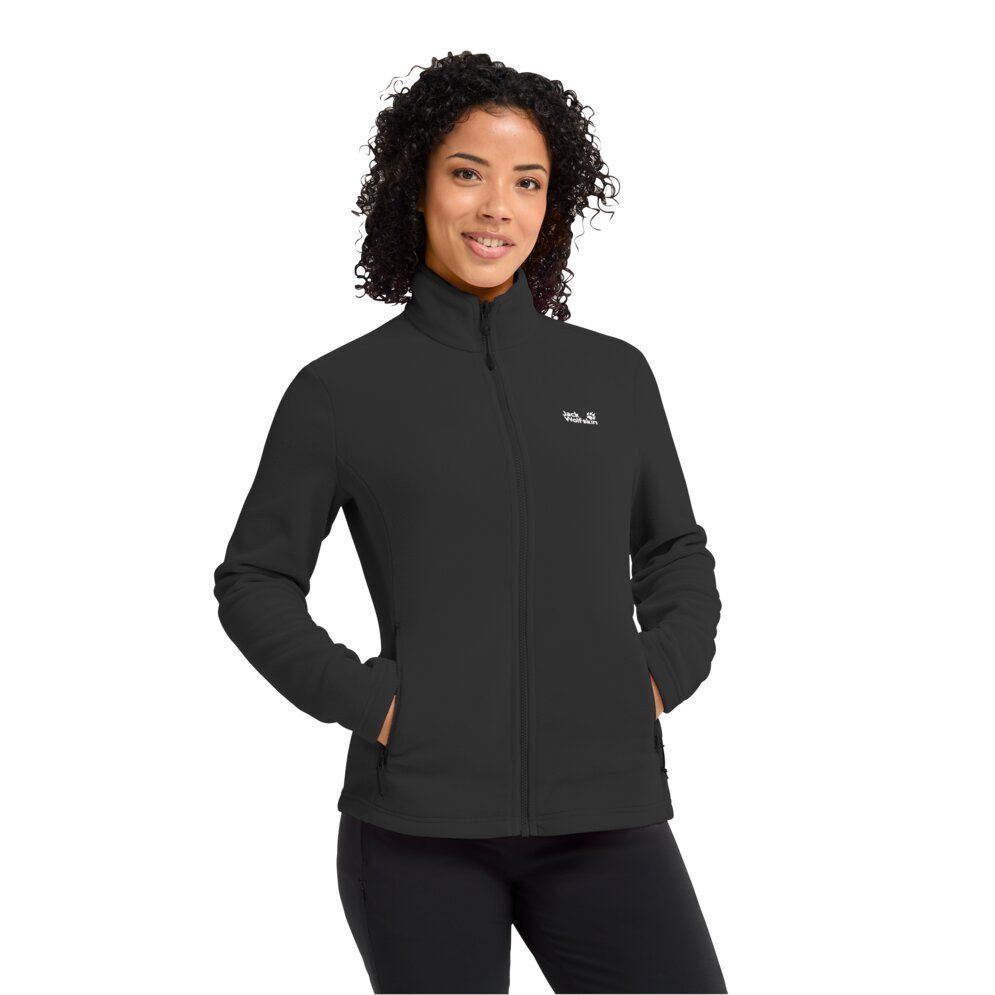 Leichte Fleecejacke mit Stehkragen