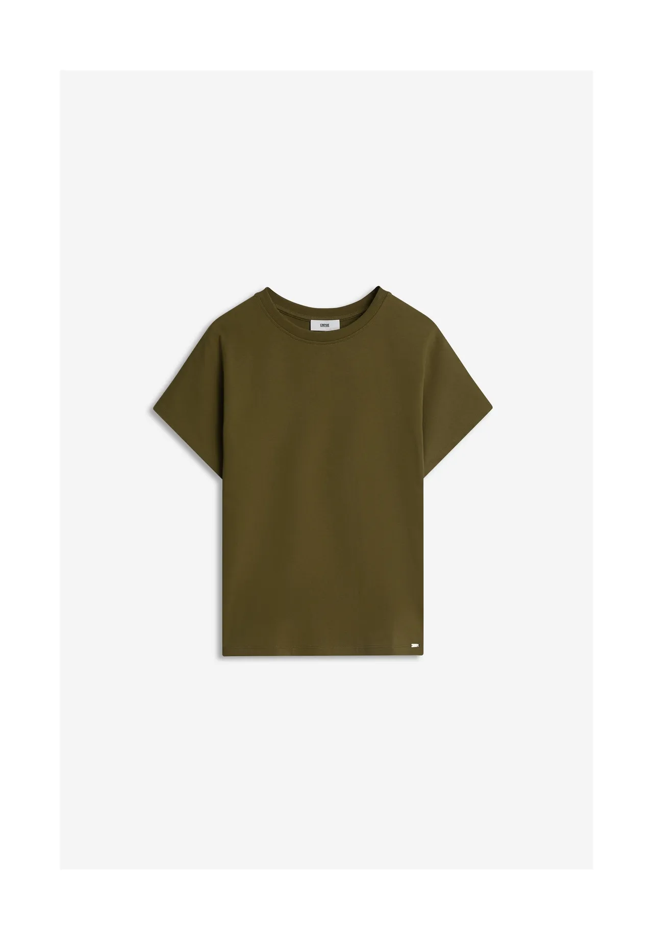 Klassisches Boxy-T-Shirt aus Baumwolle