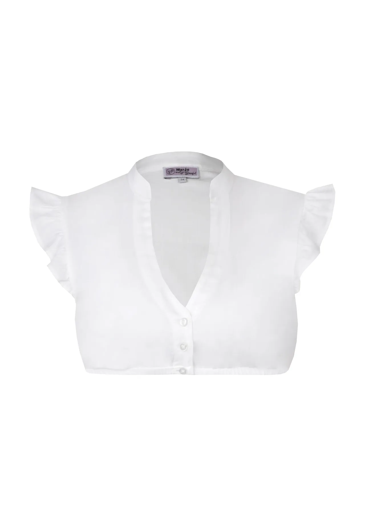 Dirndlbluse mit Rüschenärmeln