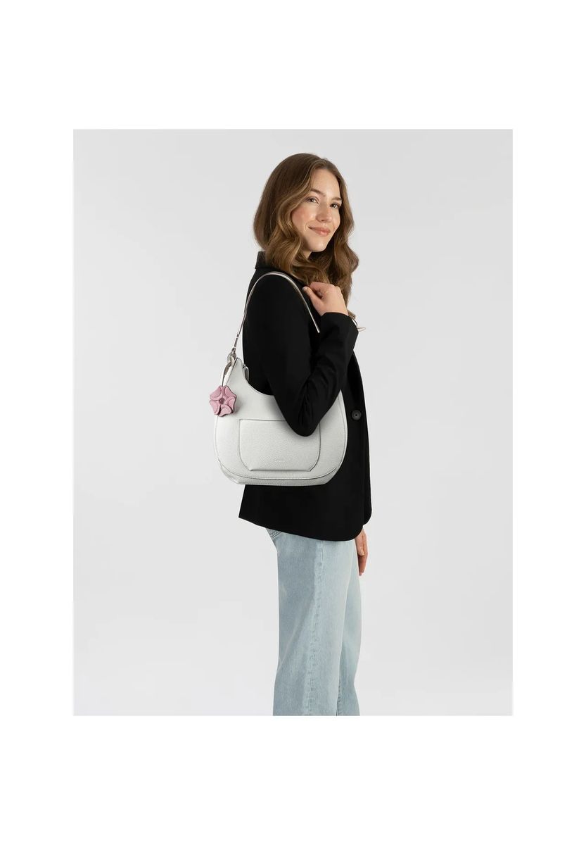 Elegante Schultertasche in Halbmondform