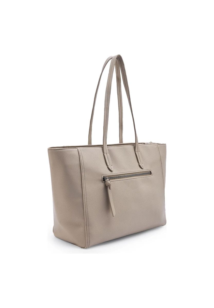 Elegante Leder-Shopper mit Anhänger