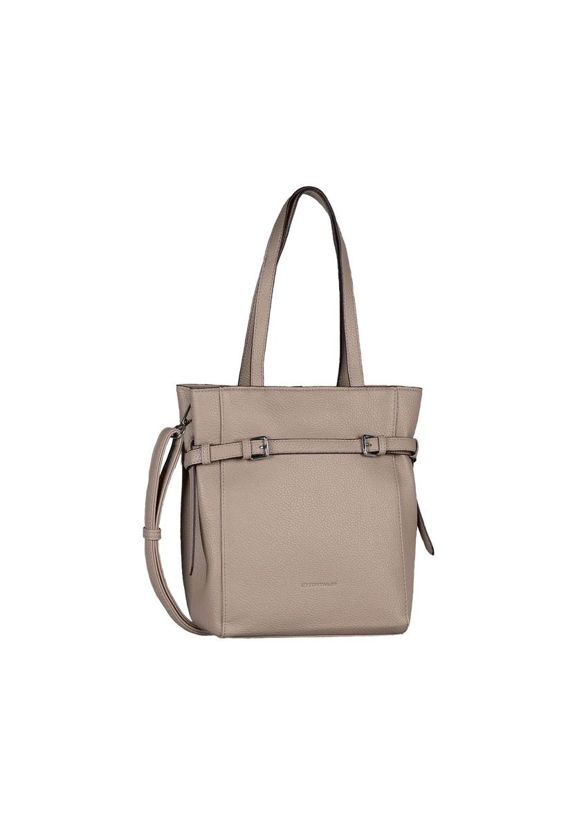 Strukturierter Shopper mit Schnallendetail