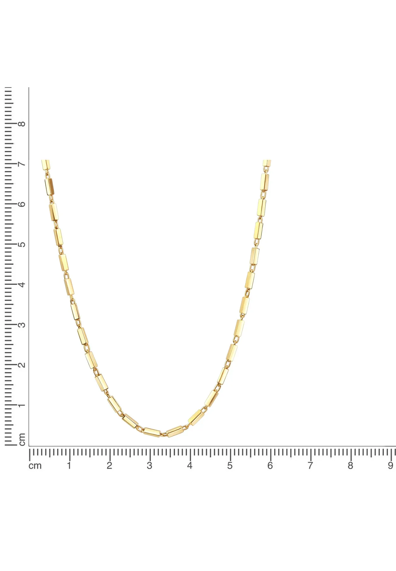 Polierte geometrische Stabgliederkette
