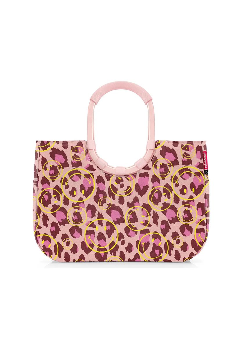 Shopper mit Smiley-Leoparden-Print