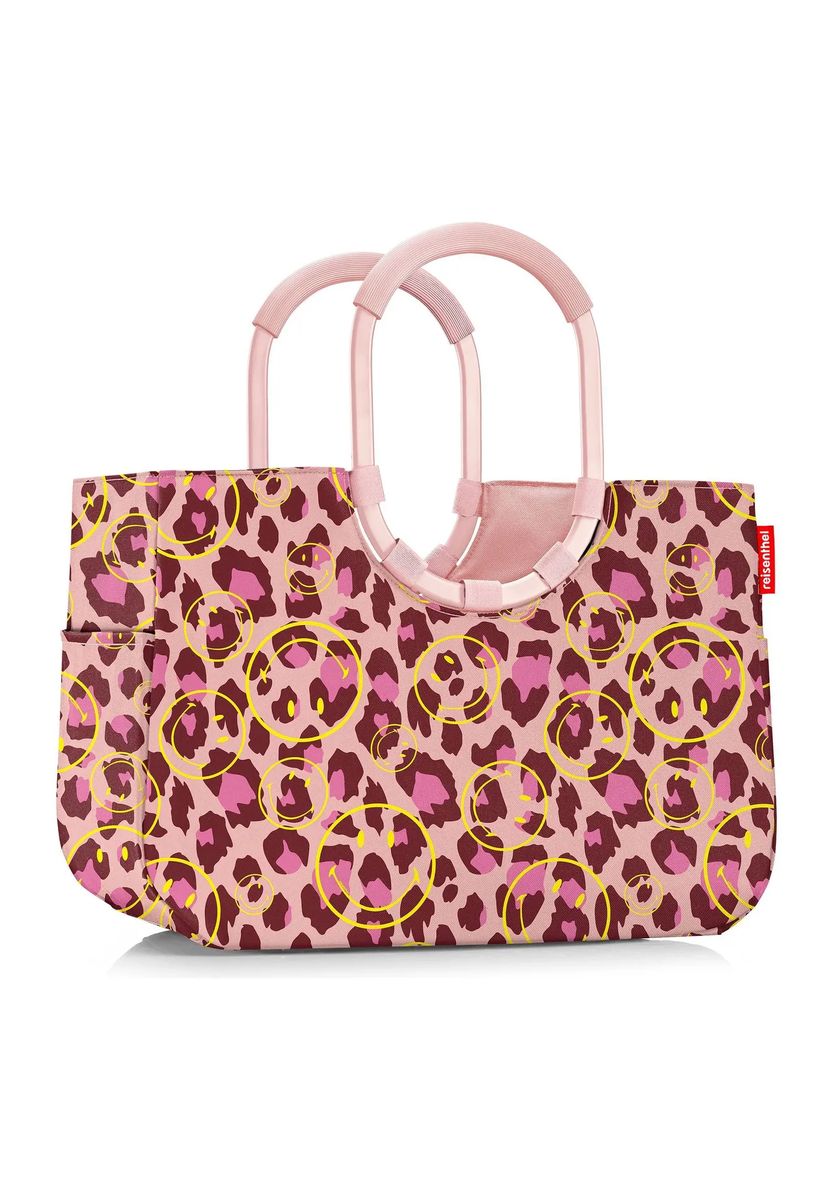 Shopper mit Smiley-Leoparden-Print