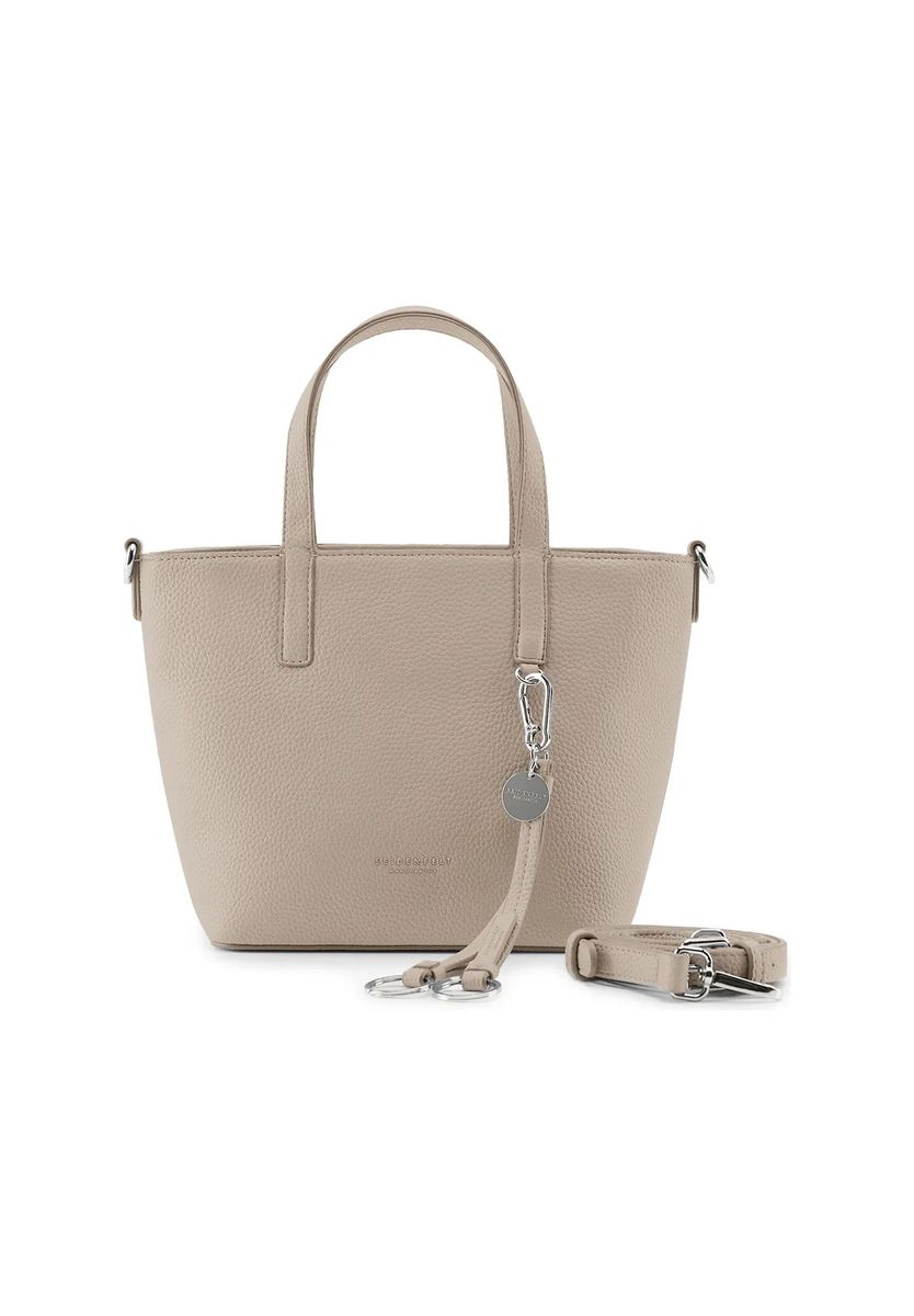 Minimalistische Shopper-Tasche aus Kunstleder