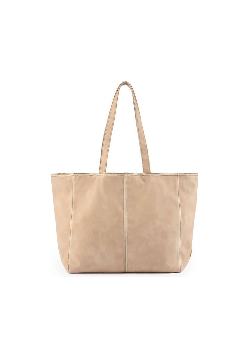 Minimalistischer Shopper aus Lederfaserstoff
