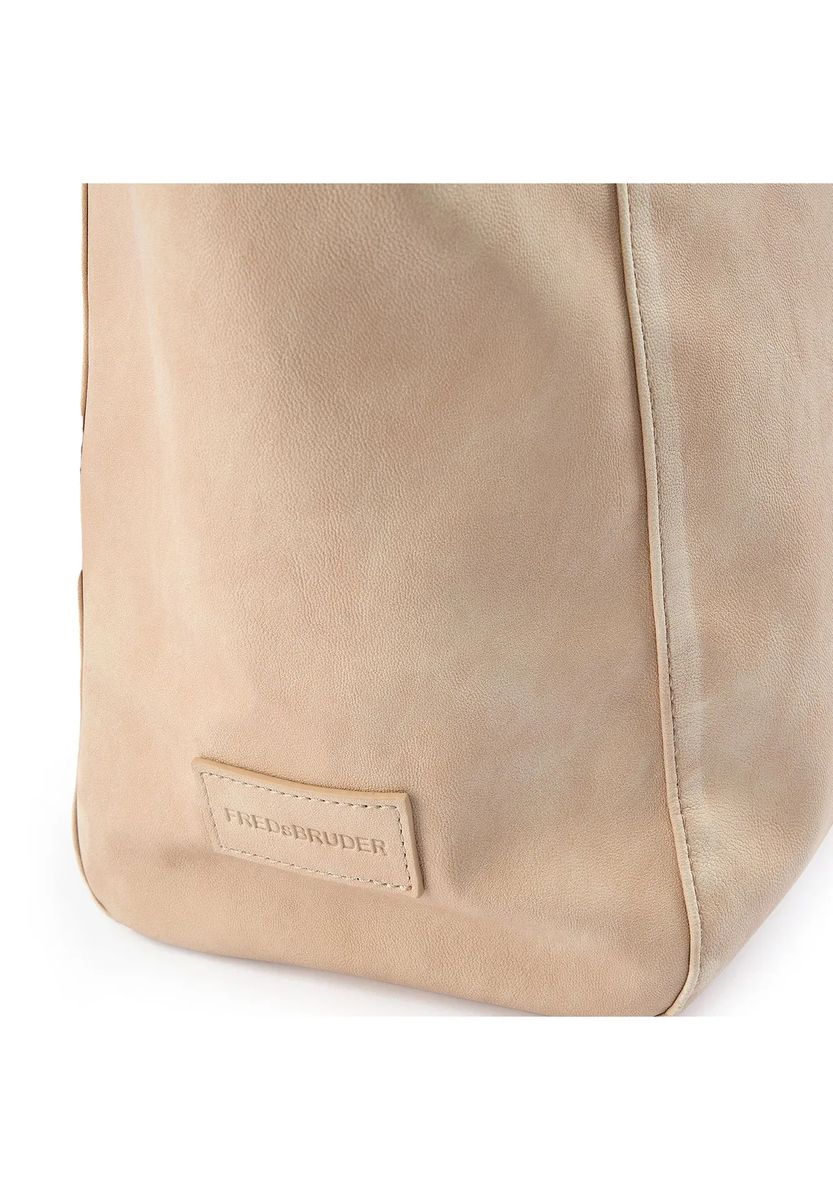 Minimalistischer Shopper aus Lederfaserstoff
