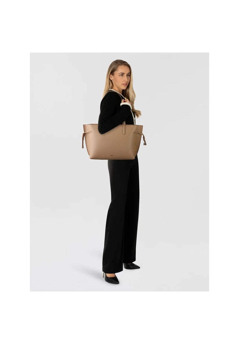Klassische Shopper-Tasche aus Leder