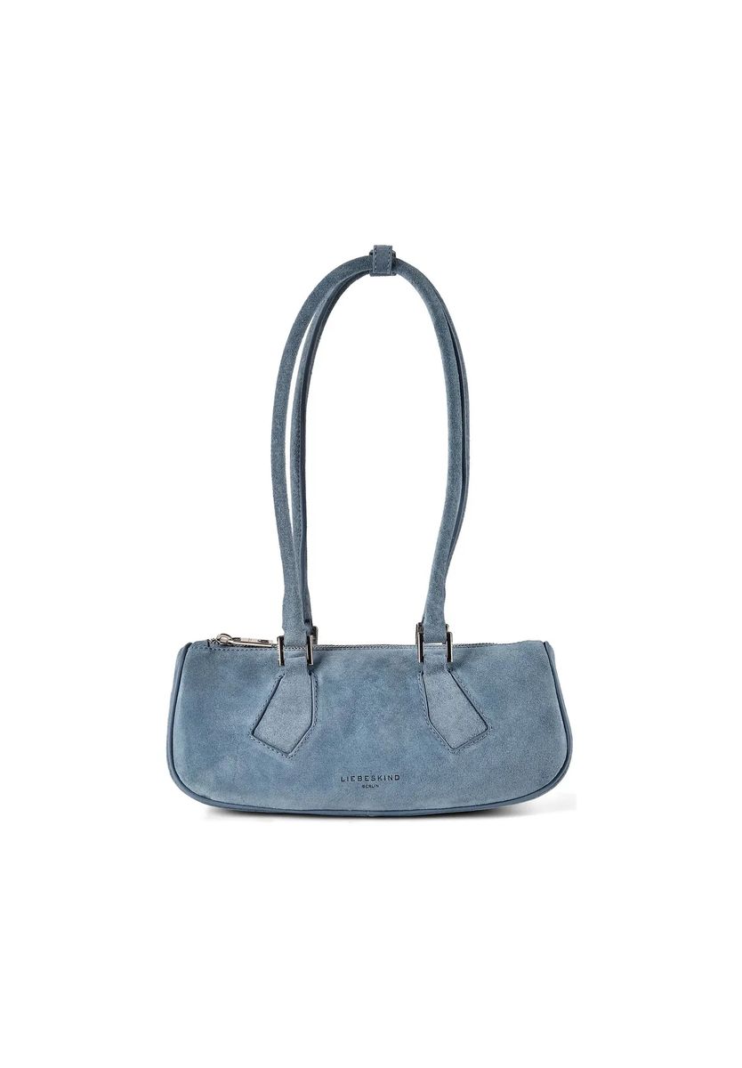 Cecile Baguette-Schultertasche aus Wildleder