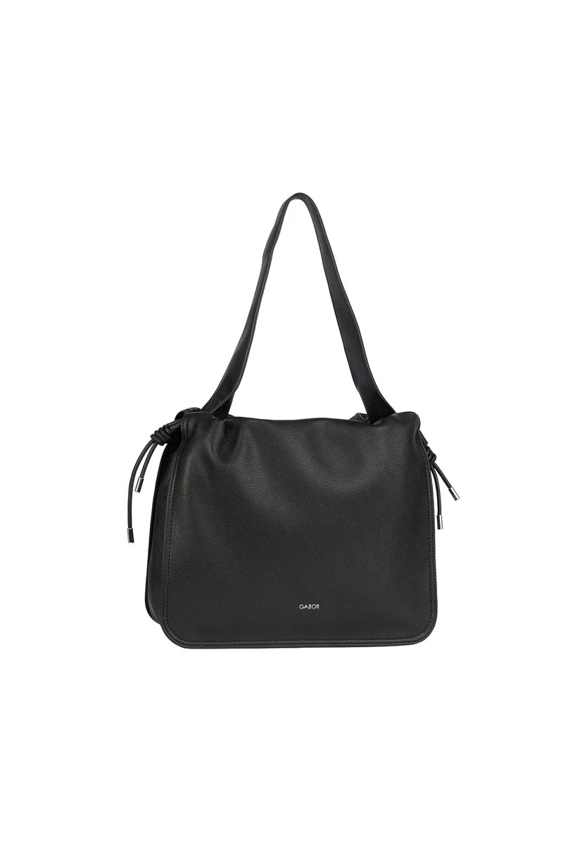 Minimalistische Schultertasche mit Kordelzug