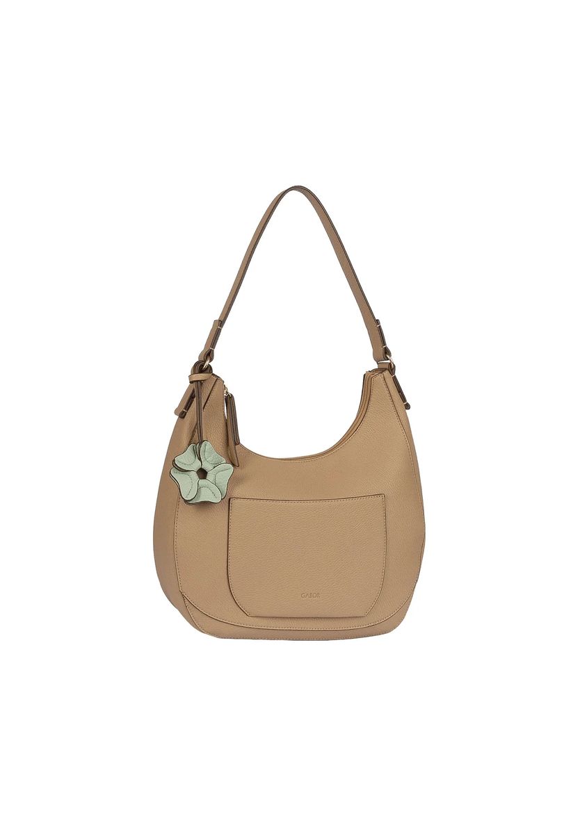 Hobo-Tasche aus genarbtem Kunstleder