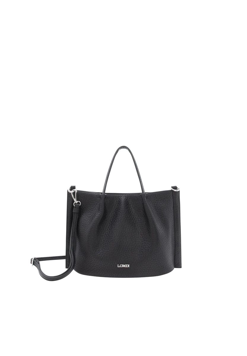 Elegante Henkeltasche mit Plissee-Details