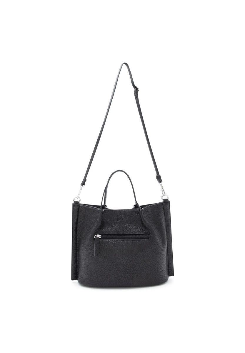 Elegante Henkeltasche mit Plissee-Details
