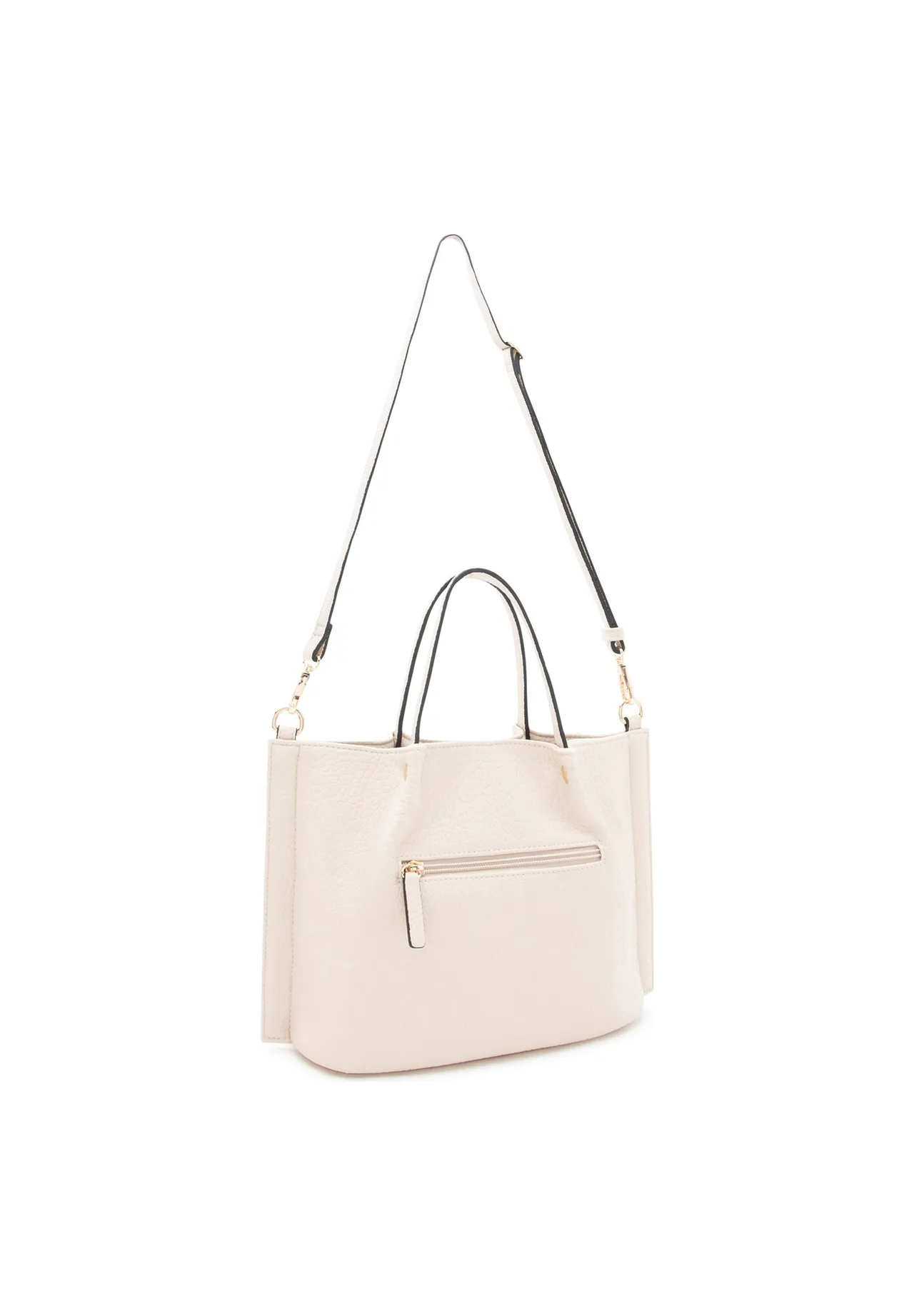 Elegante Handtasche aus strukturiertem Kunstleder