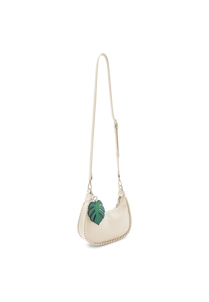 Schultertasche mit Zierstich-Details