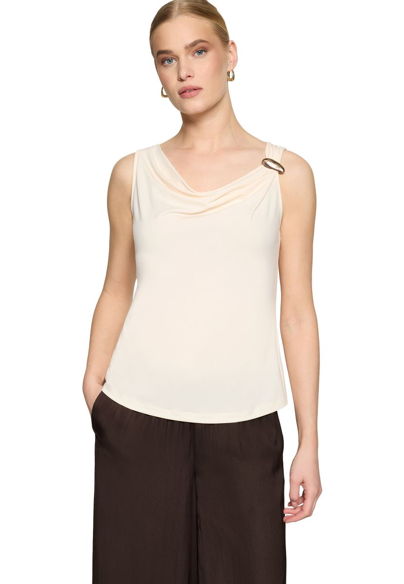 Elegantes Top mit Wasserfallausschnitt