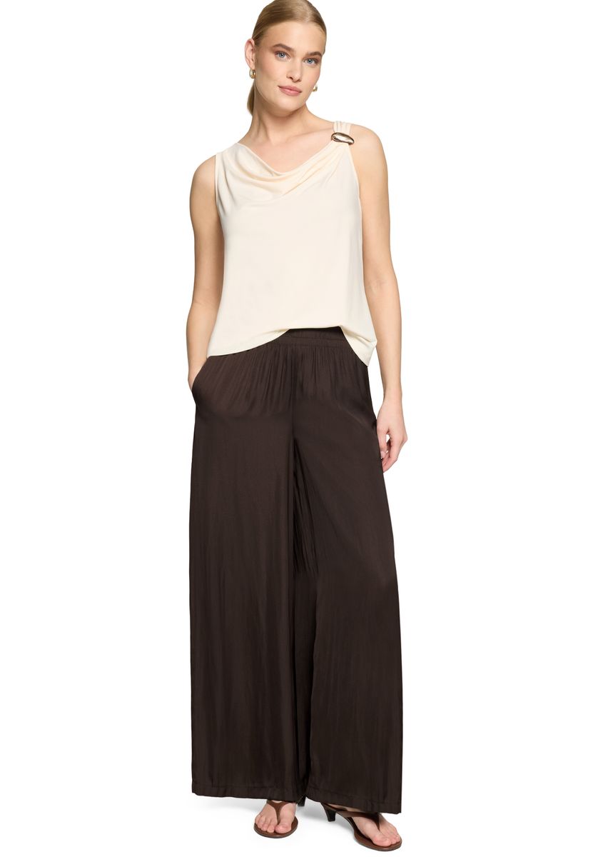 Elegantes Top mit Wasserfallausschnitt