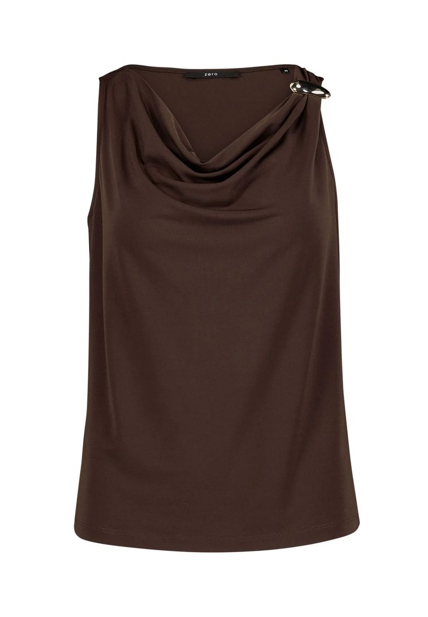 Elegantes Top mit Wasserfallausschnitt
