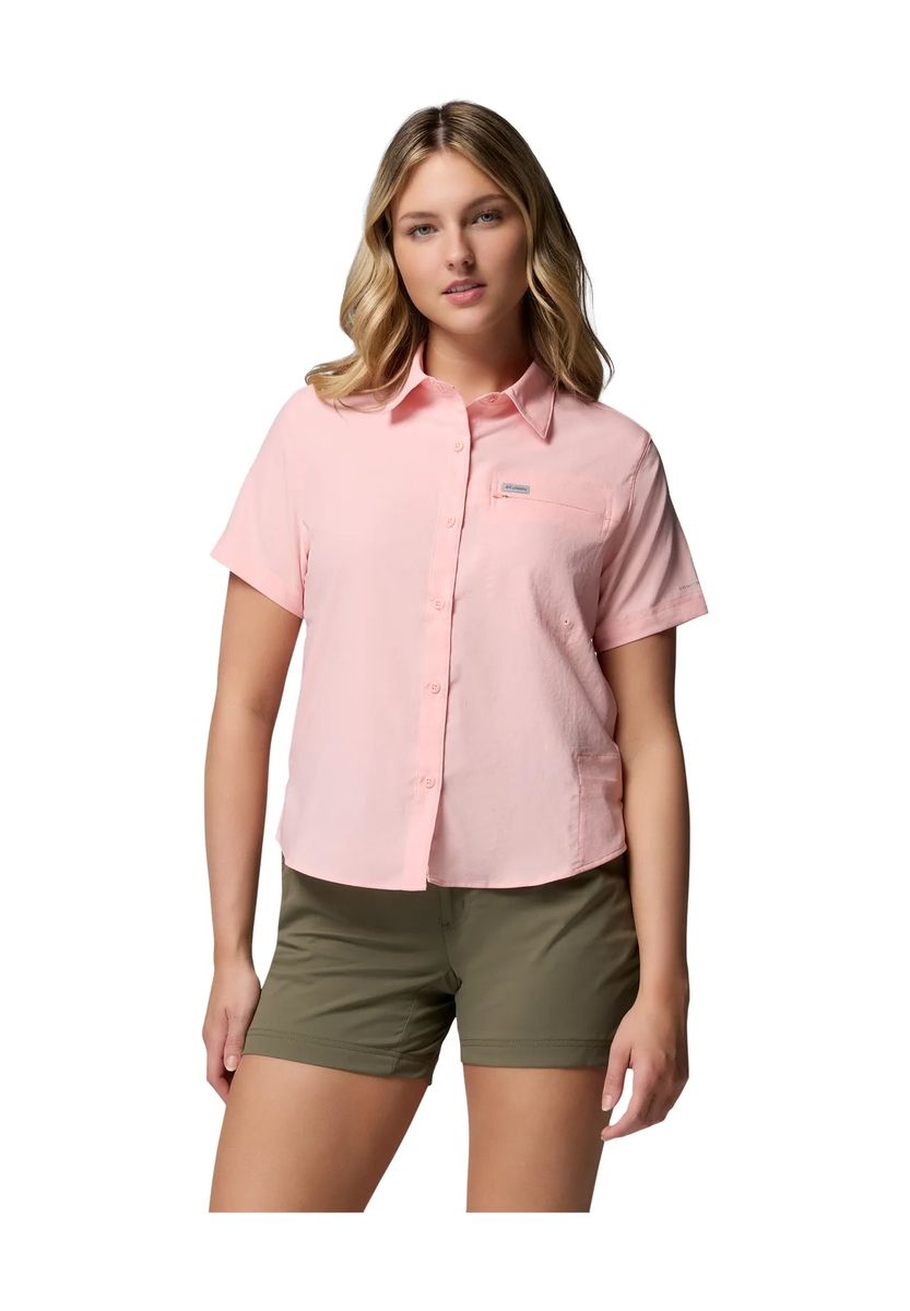 Kurzärmelige Utility-Wanderbluse