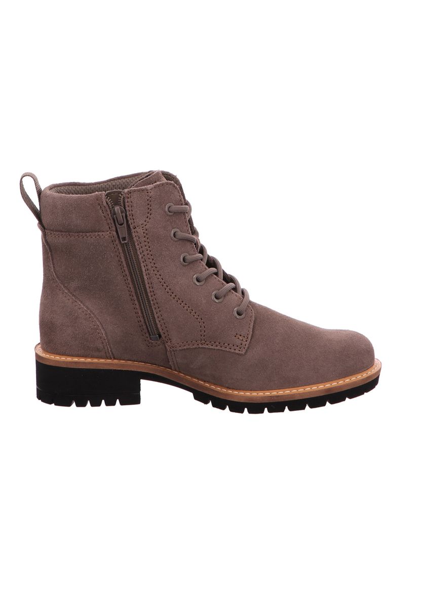 Geschnürte Stiefeletten aus Wildleder