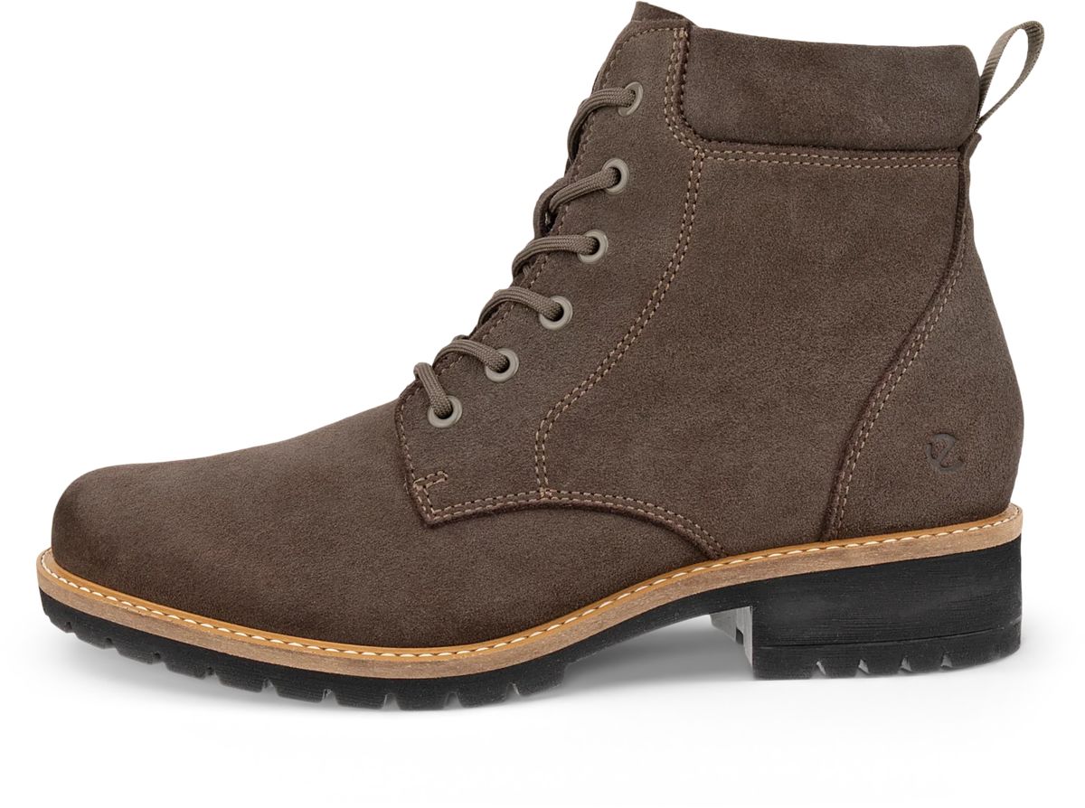 Geschnürte Stiefeletten aus Wildleder