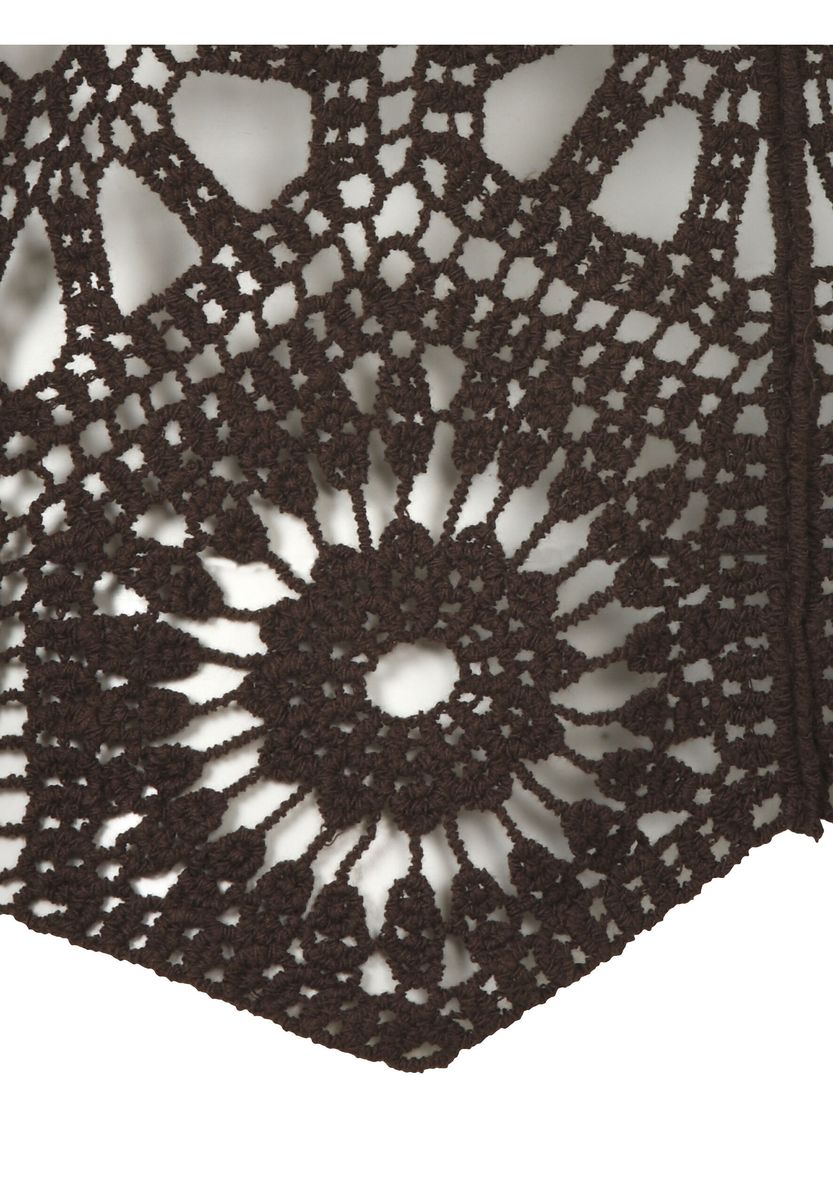 Häkelstrick Ajour Cardigan