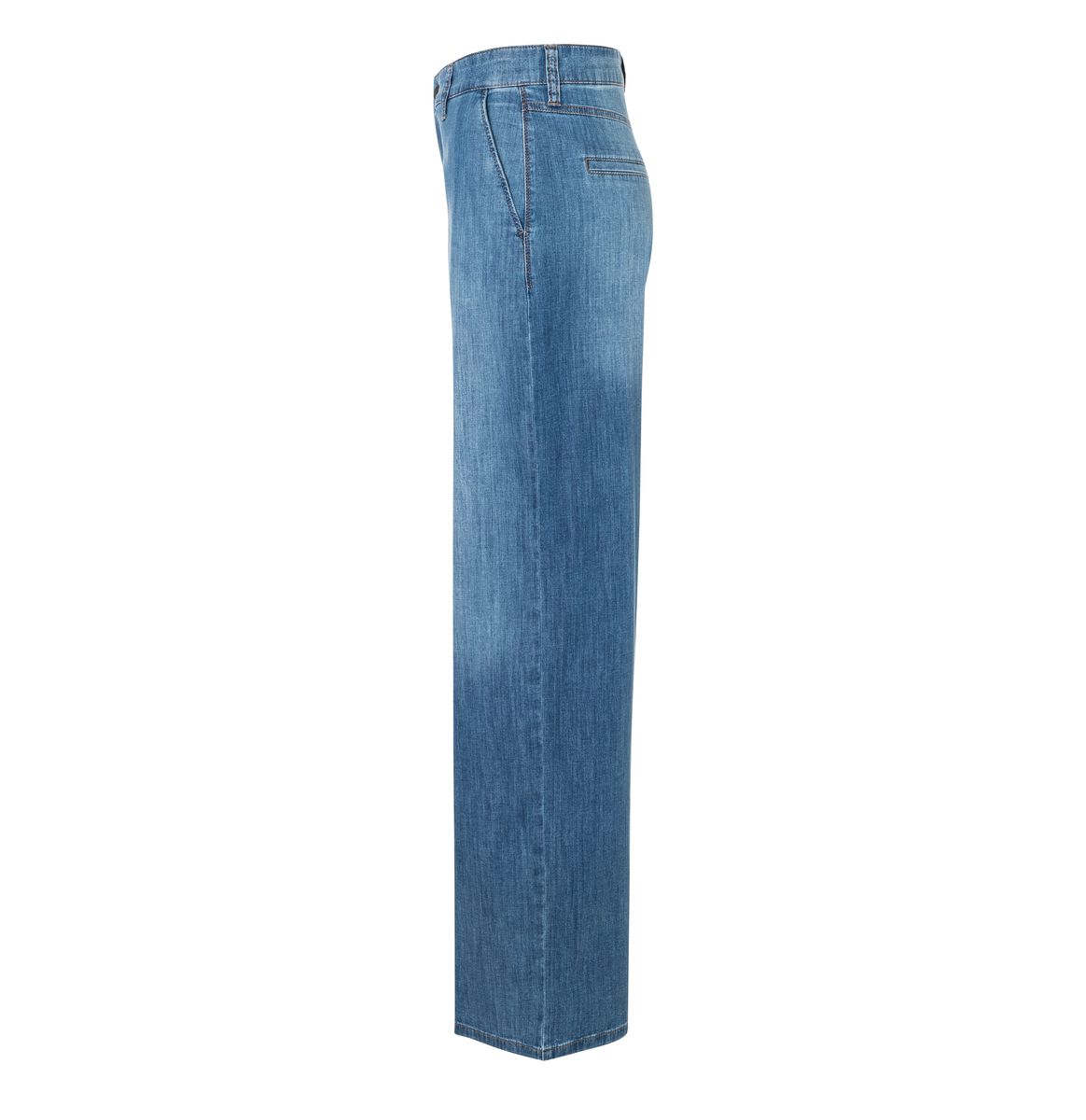 Weite Leichte Denim-Chinos