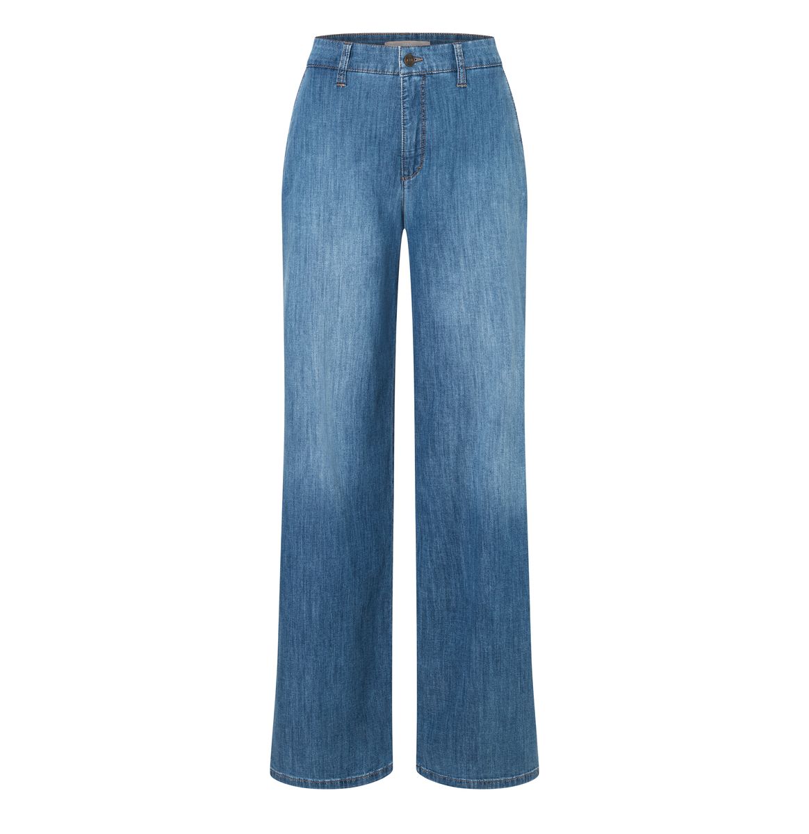 Weite Leichte Denim-Chinos