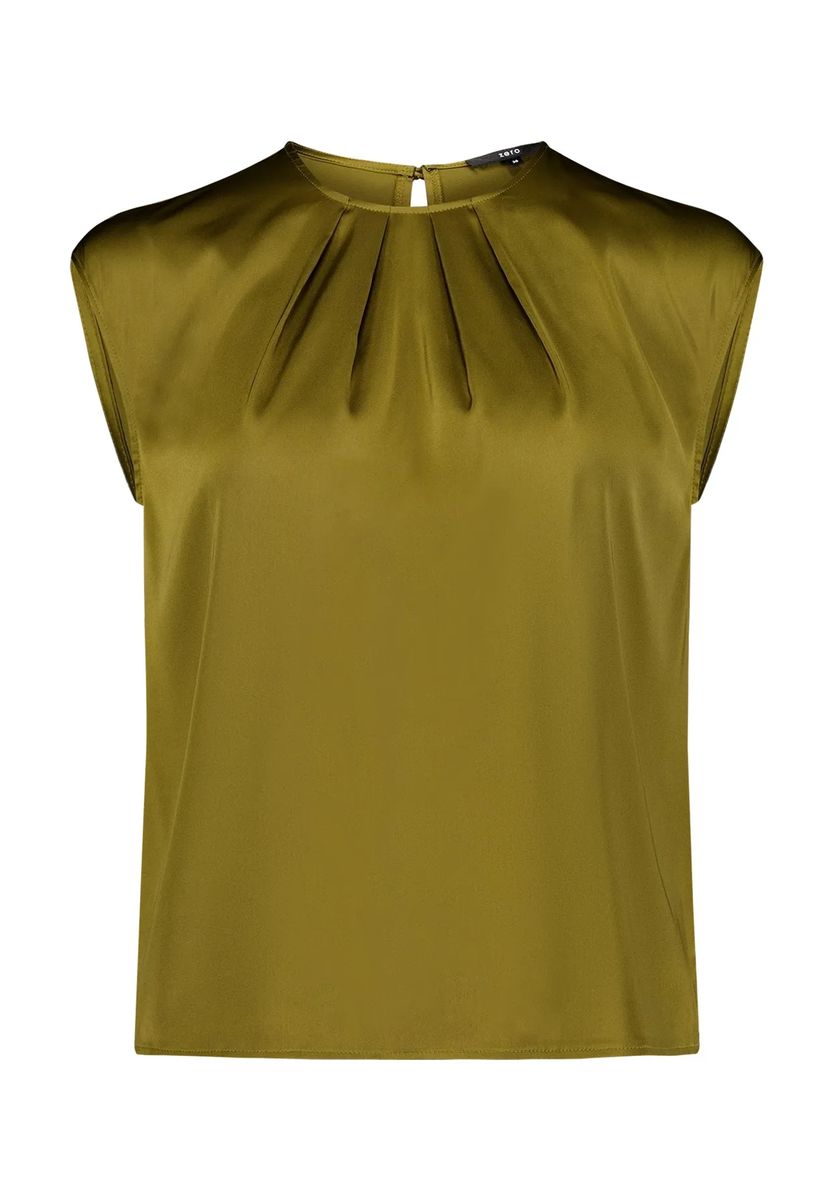 Elegantes Satin-Top mit Falten