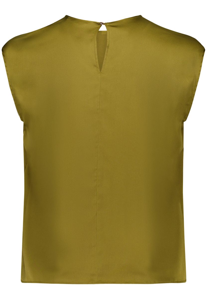 Elegantes Satin-Top mit Falten