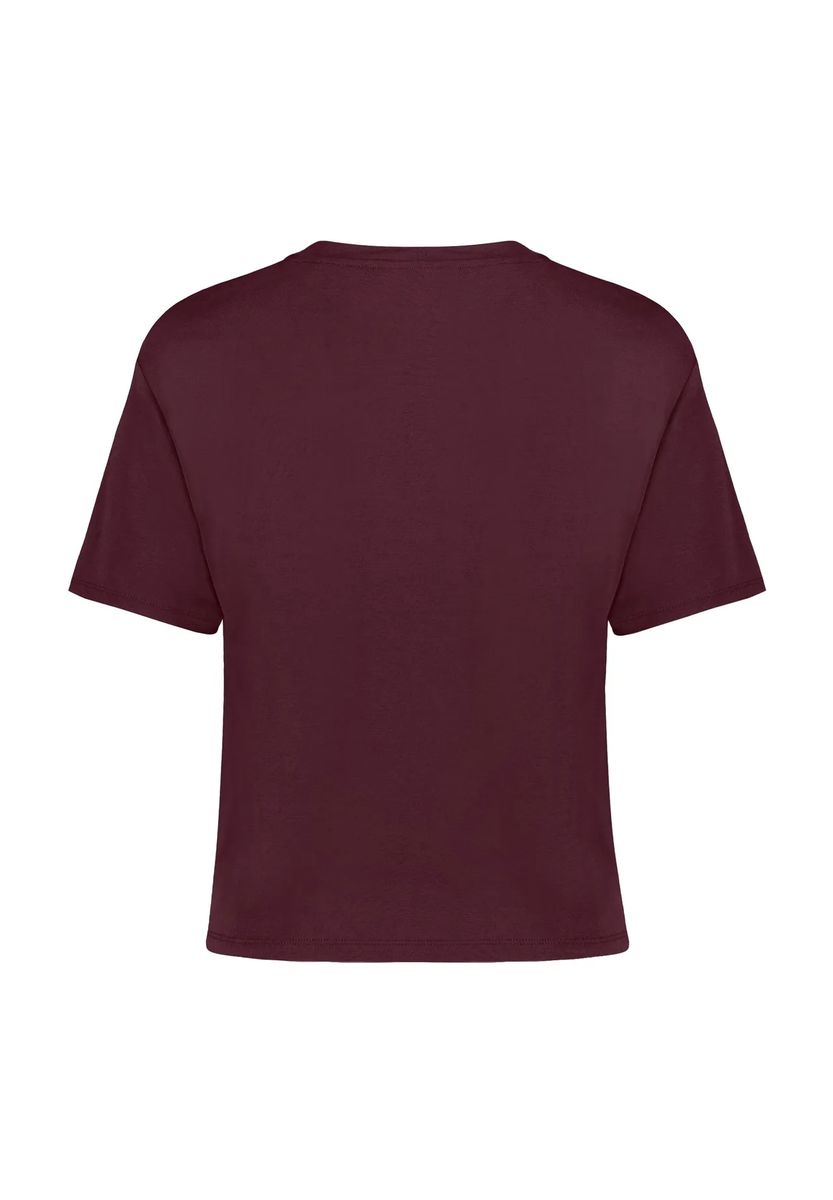 Elegantes Top mit Brosche und Drapierung