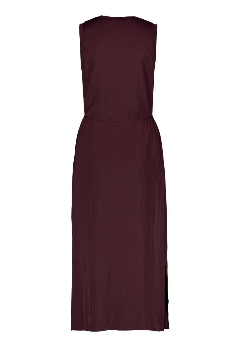 Ärmelloses Midi-Kleid mit V-Ausschnitt