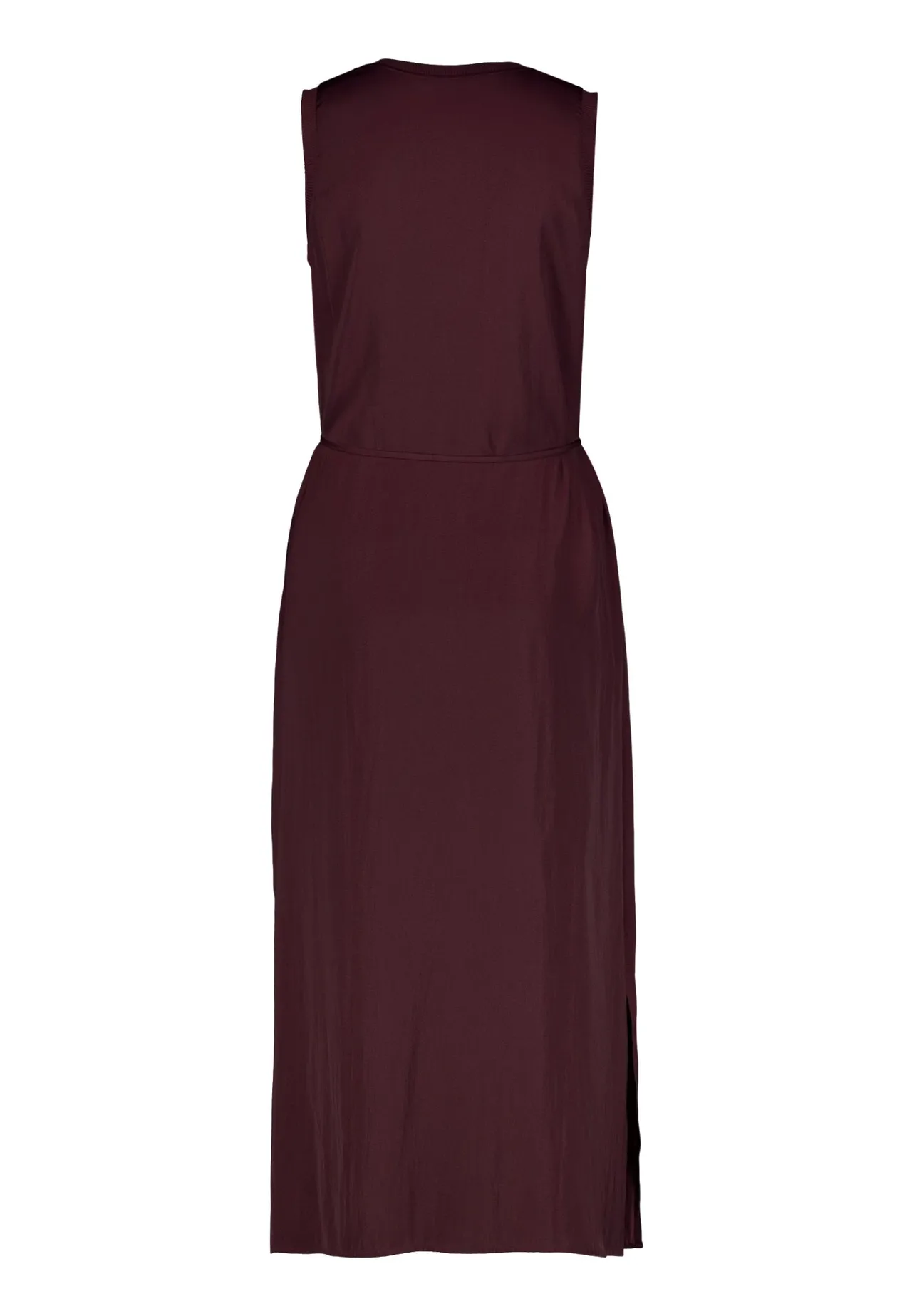 Ärmelloses Midi-Kleid mit V-Ausschnitt