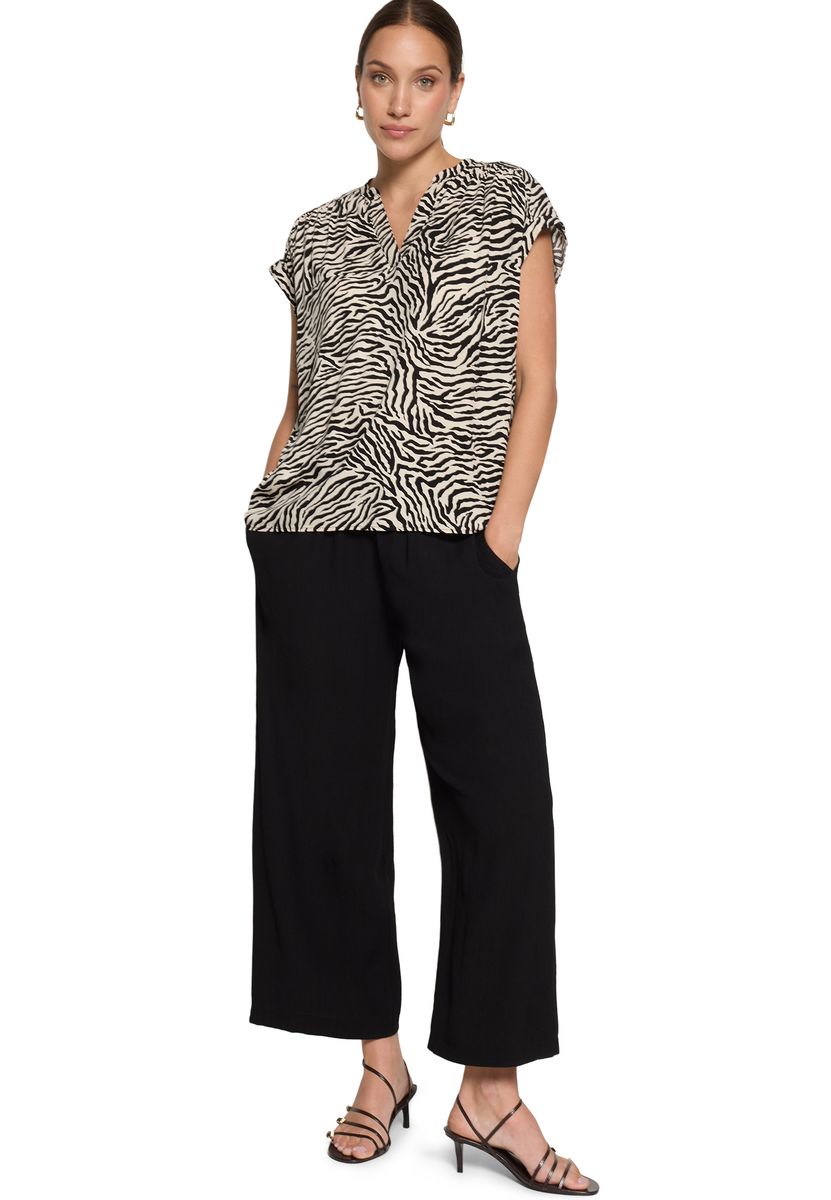 Bluse mit Zebra-Print