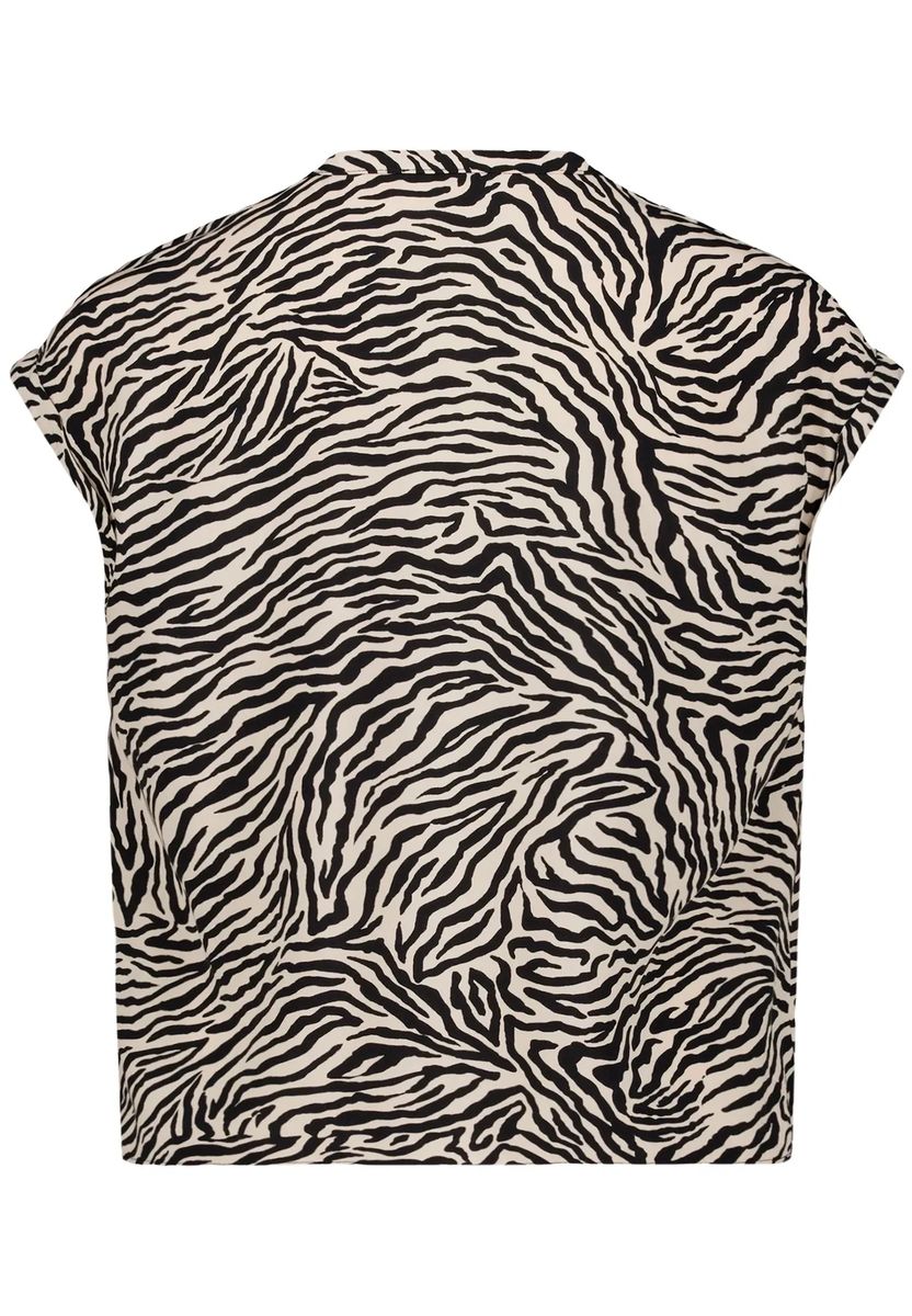 Bluse mit Zebra-Print