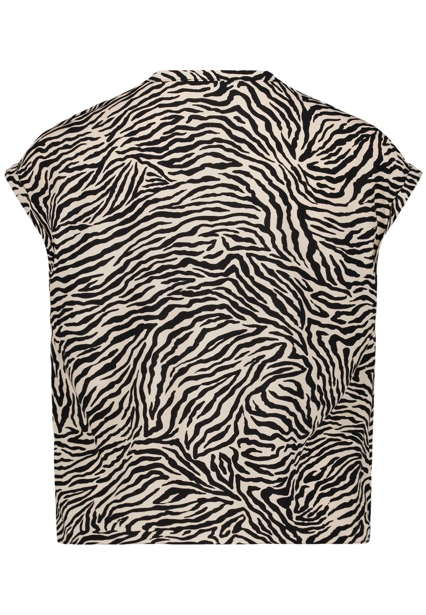 Bluse mit Zebra-Print